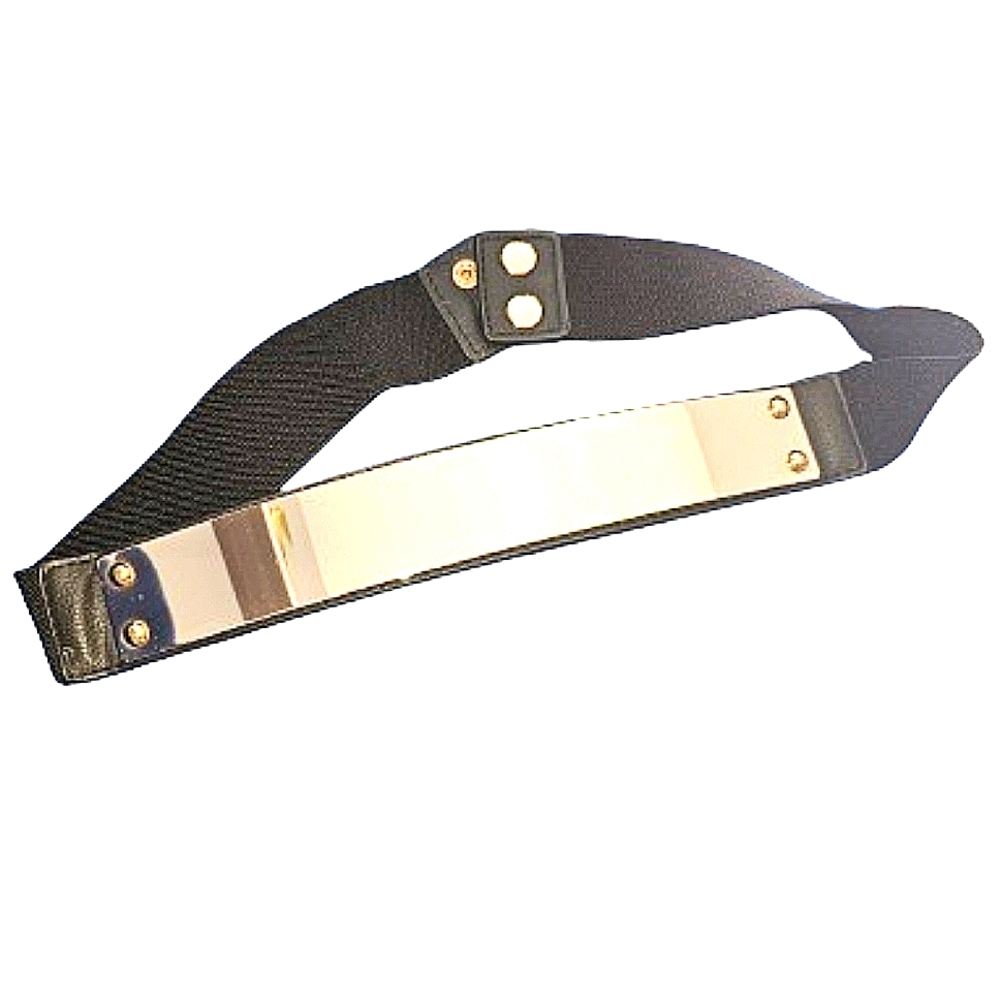 Gold Chrome, Stretch Belt NWOT